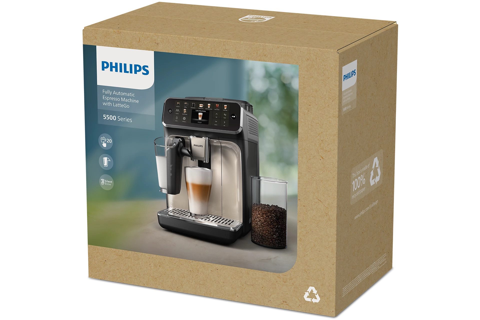 Philips 5500 Fully Automatic Espresso Machine - Image 5