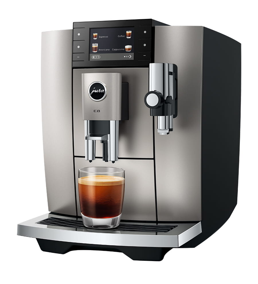 Jura E8 Coffee Machine – Midnight Silver (2026)